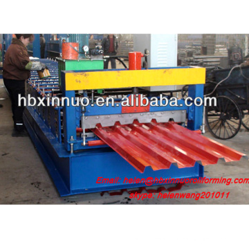 Iso hydraulic metal new type press iron sheet steel roof panel 686 cold roll forming machine for sale